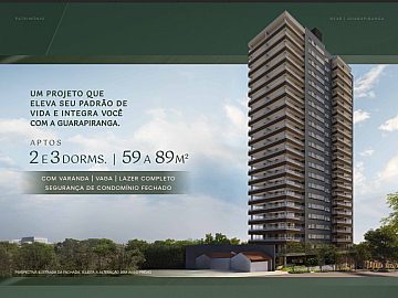 Apartamentos -Near Guarapiranga O�sis 2 E 3 DORM`s 59 A 89M�